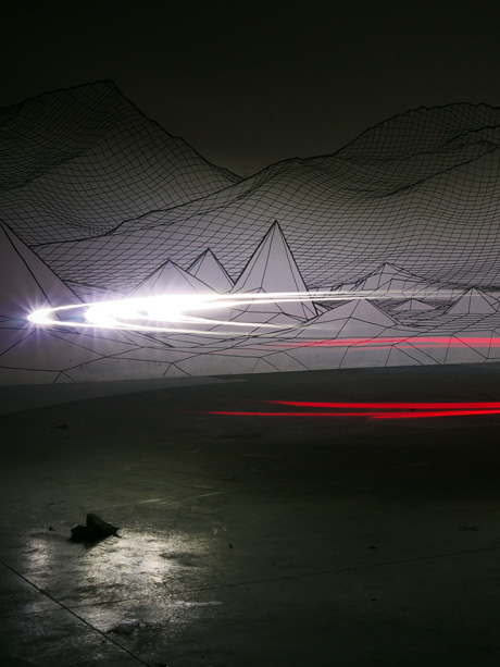 Light Painting avec des lumière de vélo